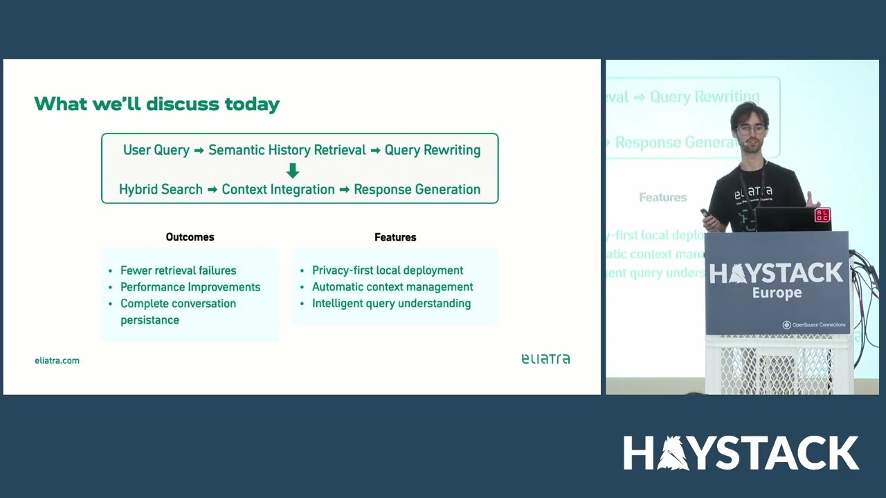 Haystack EU 2025: Smart Recall: Enhance Local LLM Conversations w/ Embedding-Aware Context Retrieval