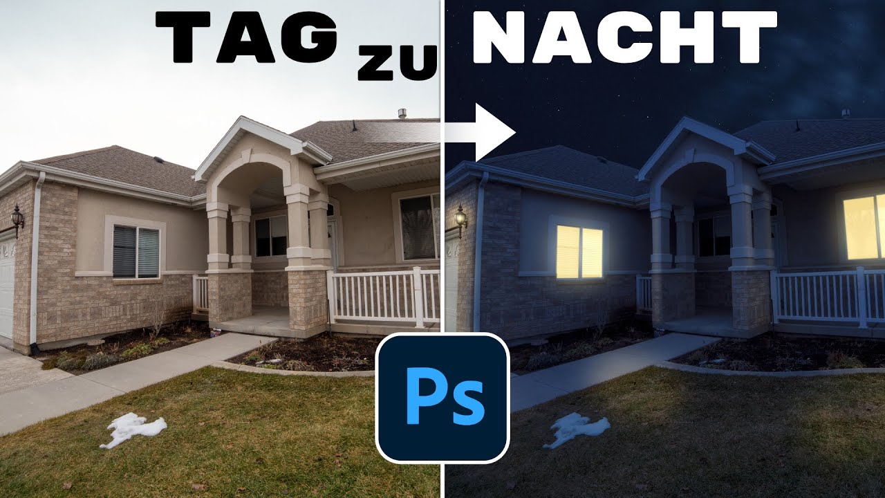 Den Tag zur Nacht machen | Photoshop Tutorial Deutsch