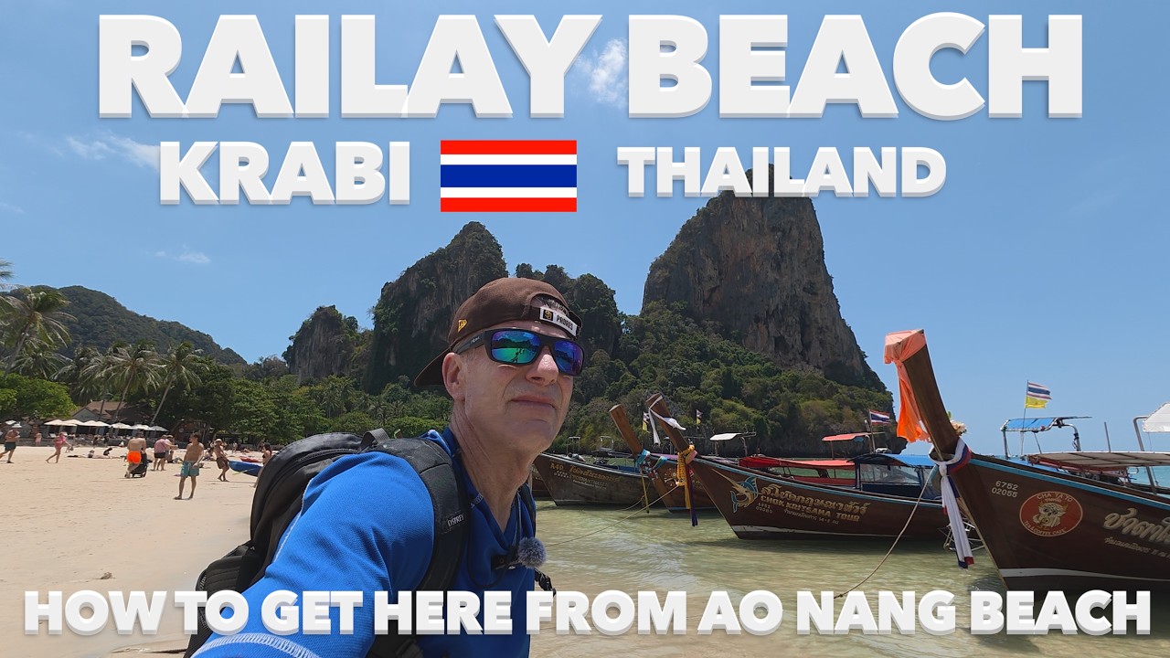 Как добраться с пляжа Ао Нанг до пляжа Райлей в Краби, Таиланд 🇹🇭
