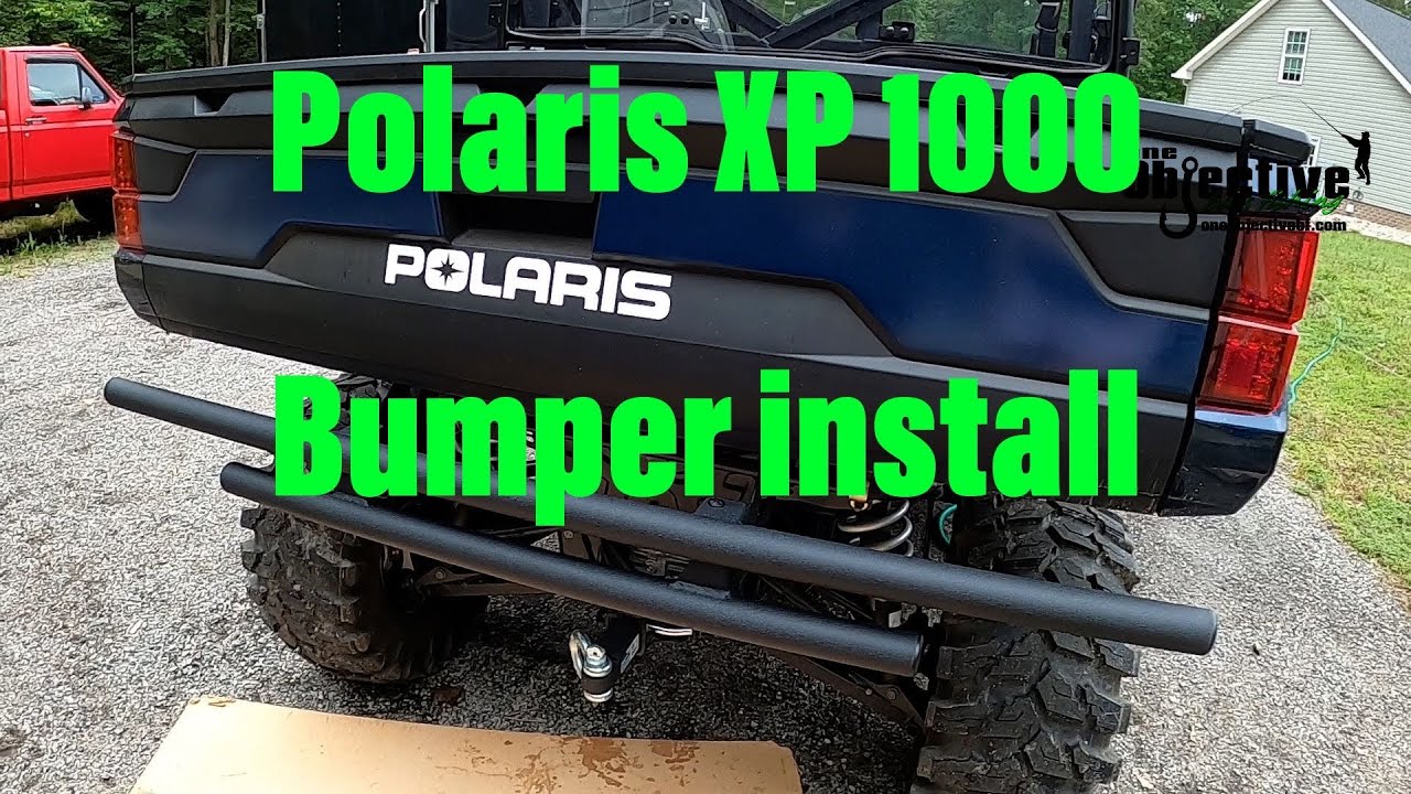 Polaris Ranger XP 1000 2020 года | Установка заднего бампера
