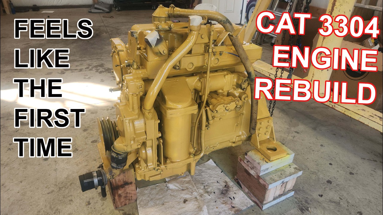 Never Worked on this Before, Cat 3304 Diesel Engine Rebuild.