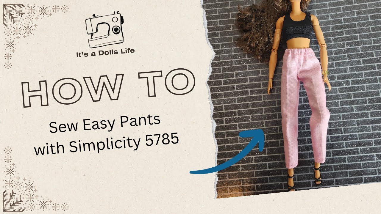 Sew Easy Pants Using Simplicity 5785