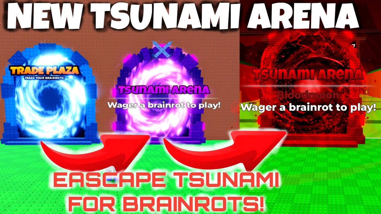 👉 NEW PVP TSUNAMI ARENA in Escape Tsunami 😱 INSANE GAMEPLAY! 🔥