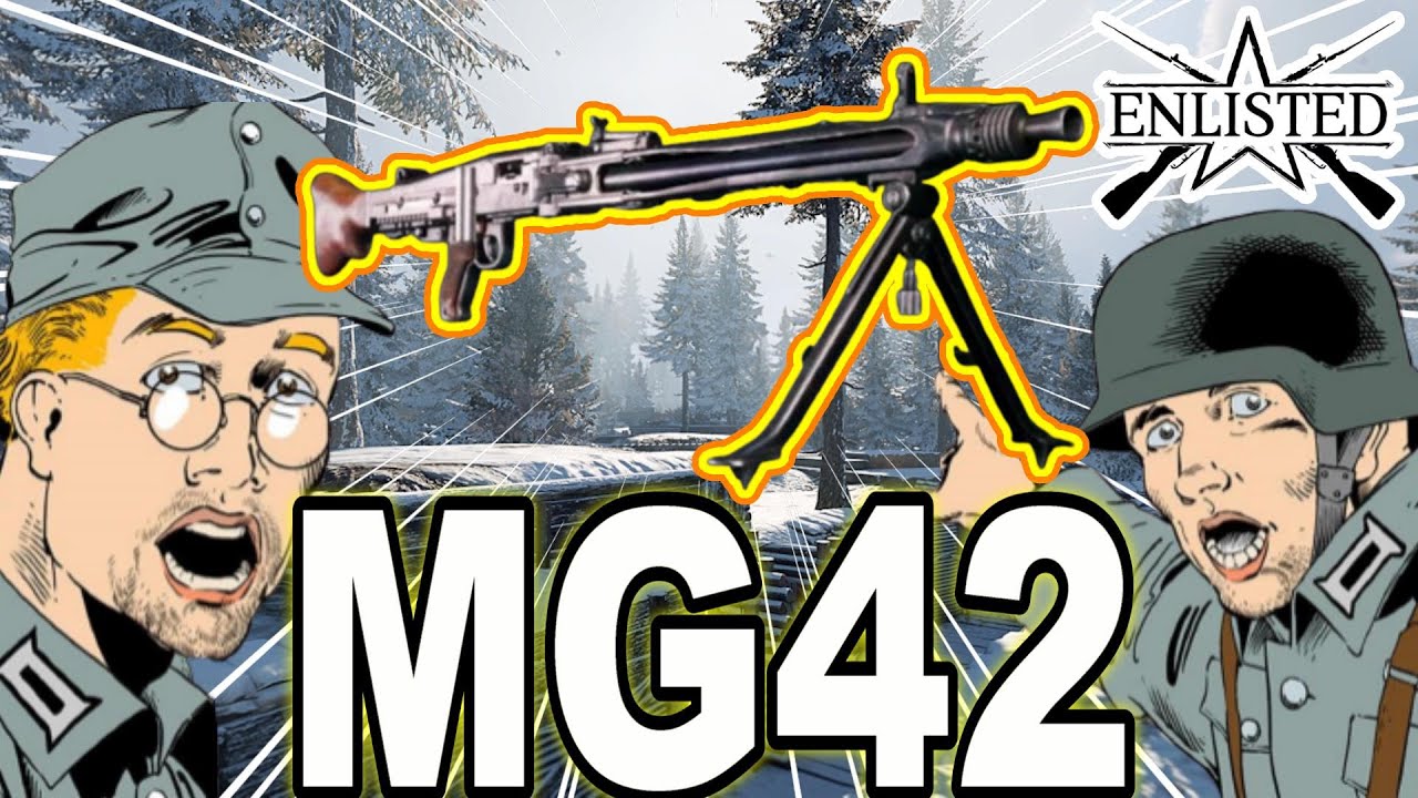 怒涛の100連発！ ドイツ軍の新武器「ベルト給弾型 MG42」が強いし楽しい！ #788   第二次世界大戦・基本無料FPSゲーム - 【ENLISTED】