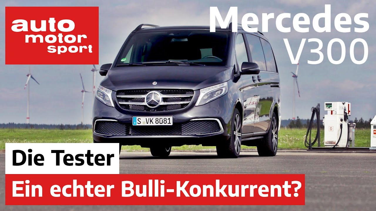 Mercedes V300: Ist die V-Klasse der bessere VW Bus? - Test/Review | auto motor und sport