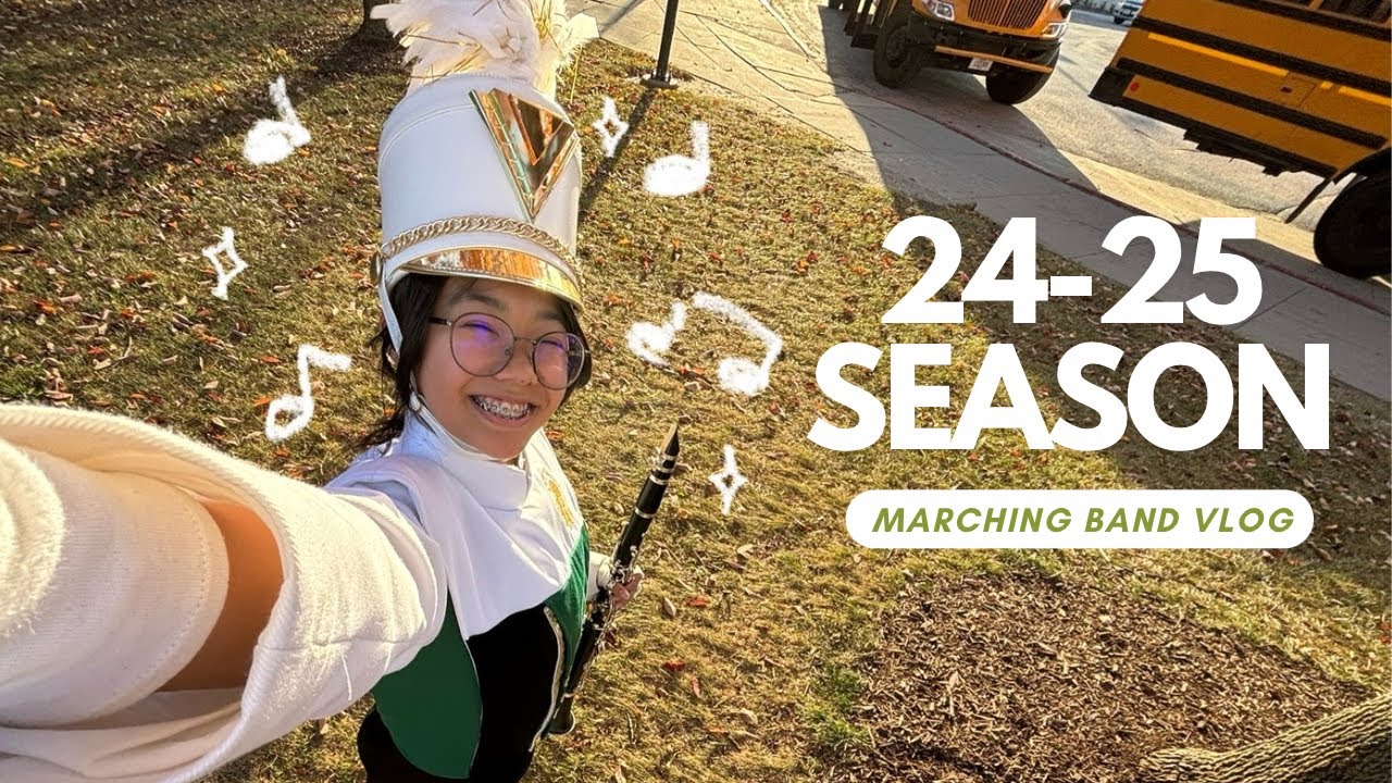 24-25 marching band vlog