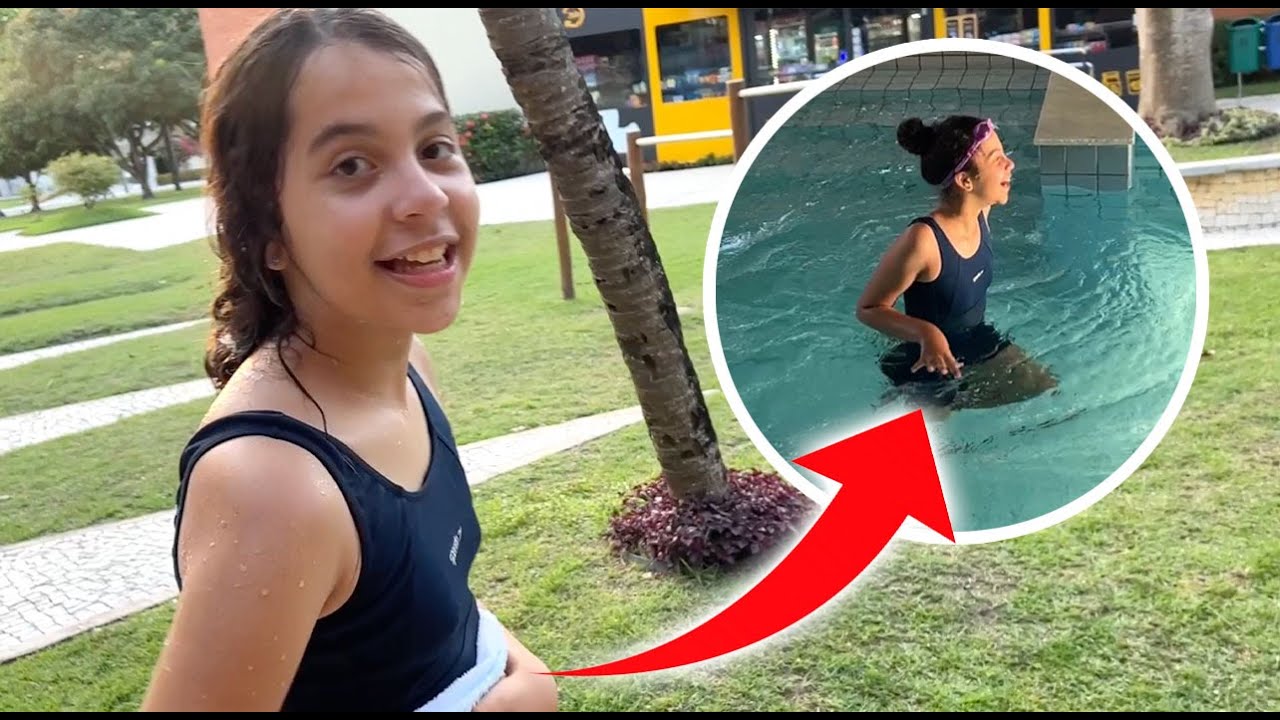 ROTINA DO DIA DE NATAÇÃO DE SARAH DE ARAÚJO !