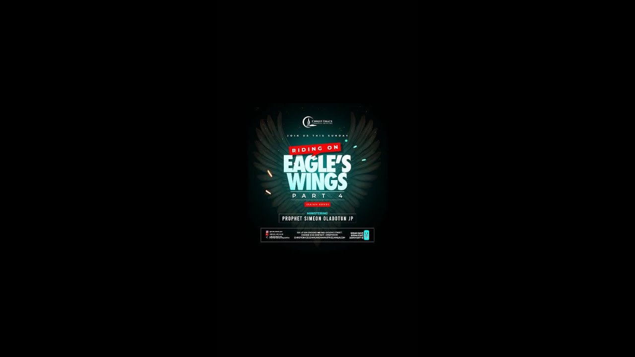 SUNDAY SERVICE : RIDING ON EAGLE'S WING ( PART 4 ) || ISAIAH 40 VS 31||