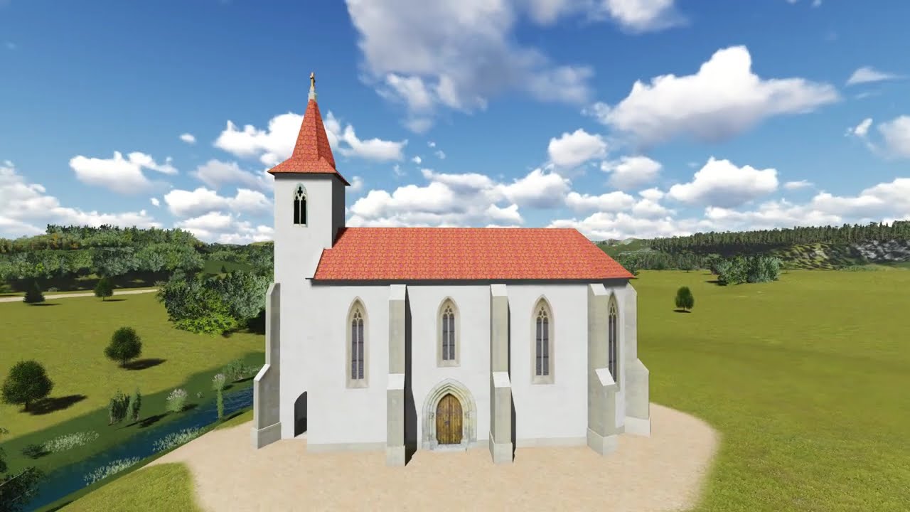 Reg&ouml;ly, Somoly pusztai templom 3D-ben