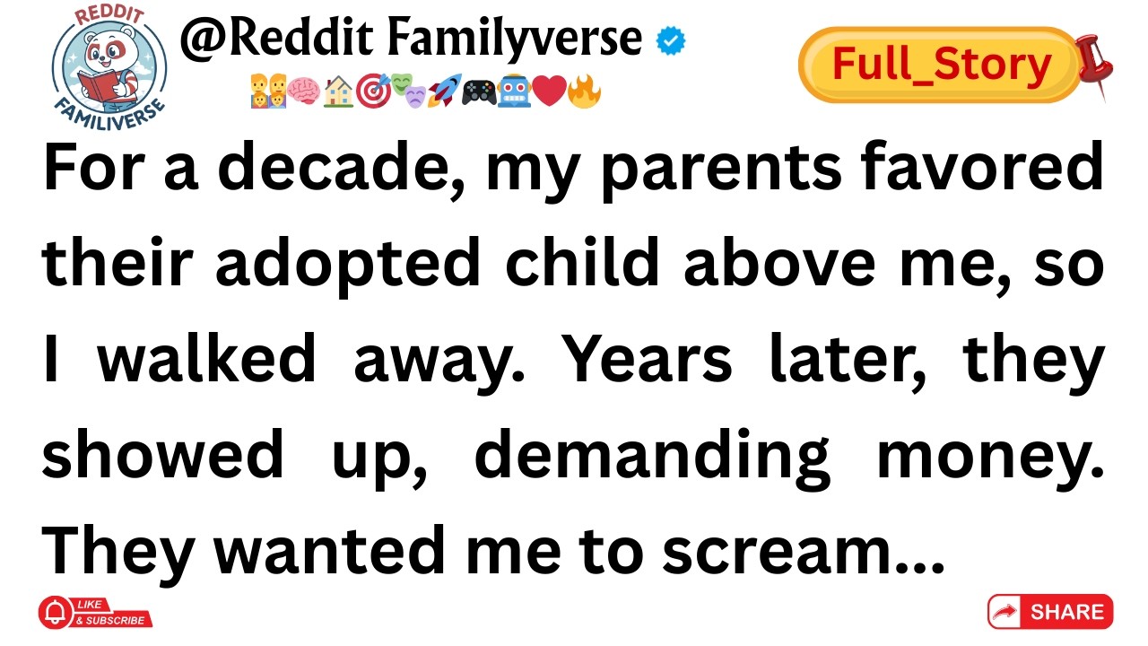 (Full Story)My parents favored their adopted child above me, so I walked away. Years later, they sho