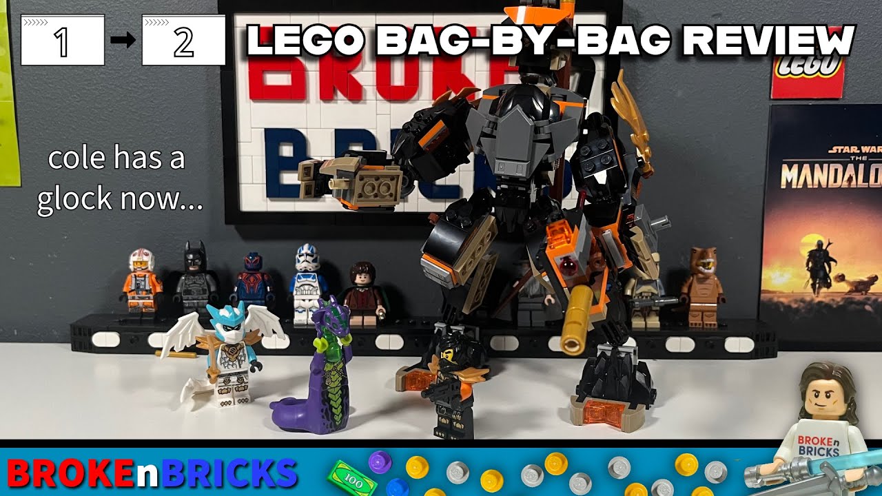 Lego Ninjago 71854 Cole’s Mission Mech bag-by-bag review!