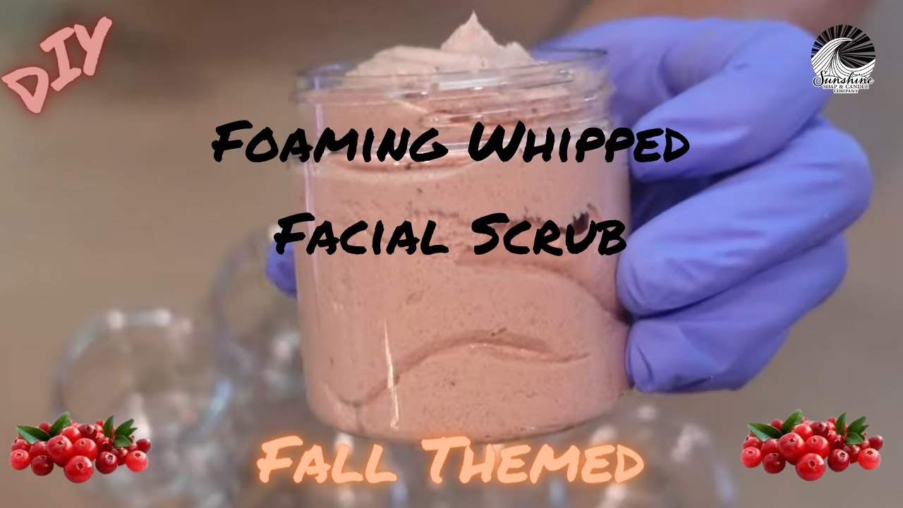 HOW TO MAKE WHIPPED & FOAMING FACIAL SCRUB (FALL INSPIRED FORMULA)