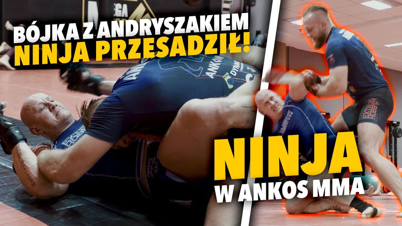NINJA JAREK PRZESADZIŁ - FAUL na zawodniku KSW - ANKOS MMA