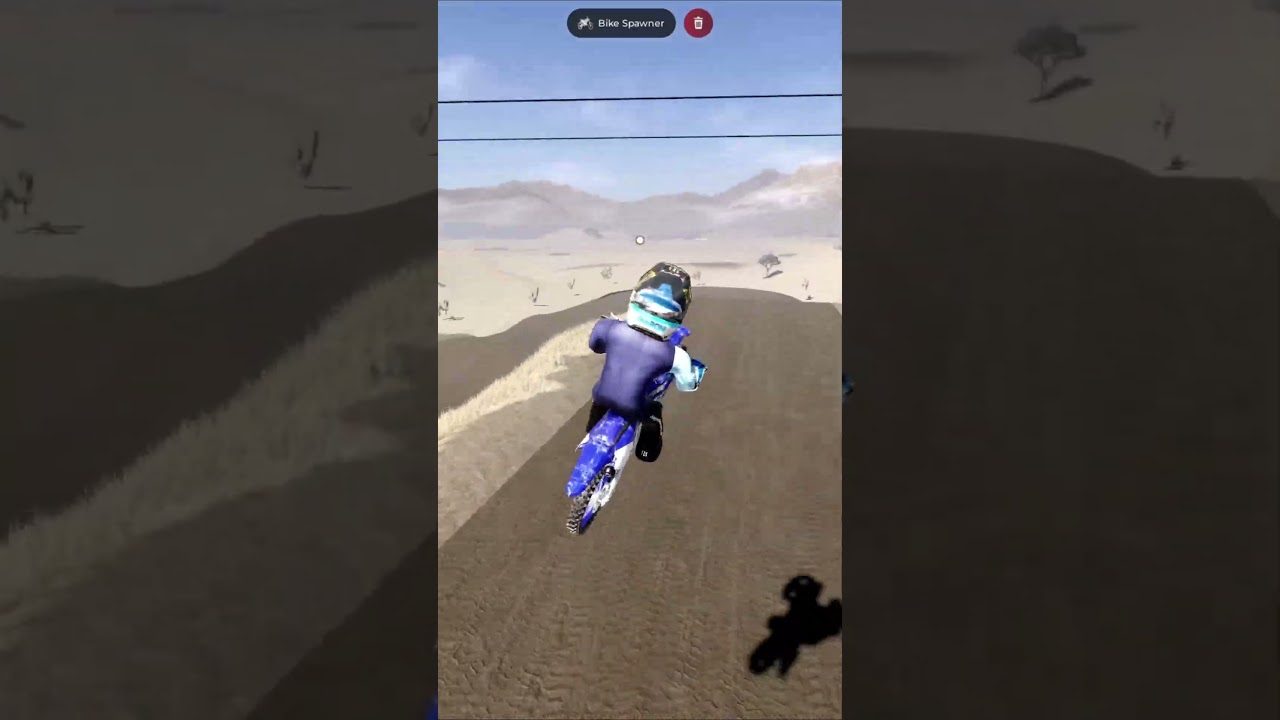 Ripping a Yamaha YZ125! (Roblox) #roblox #dirtbike
