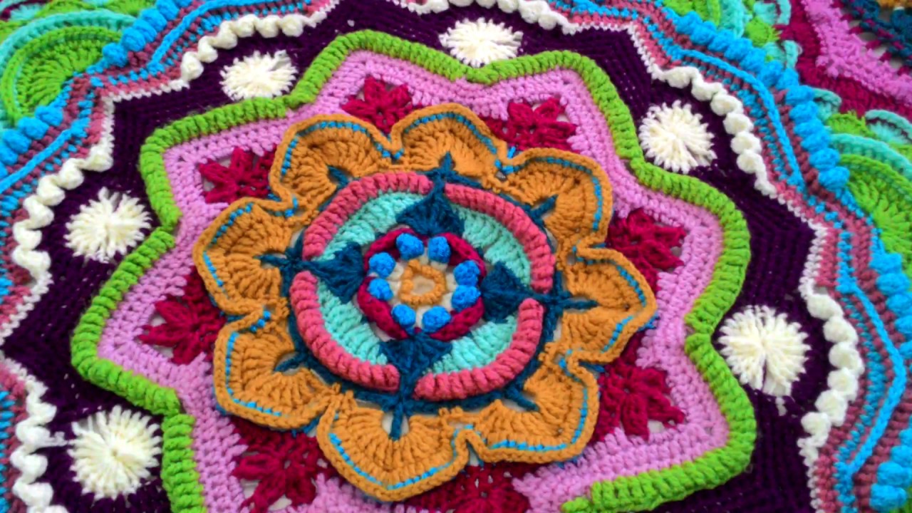 Mandala Madness 2016, плед готов!💖