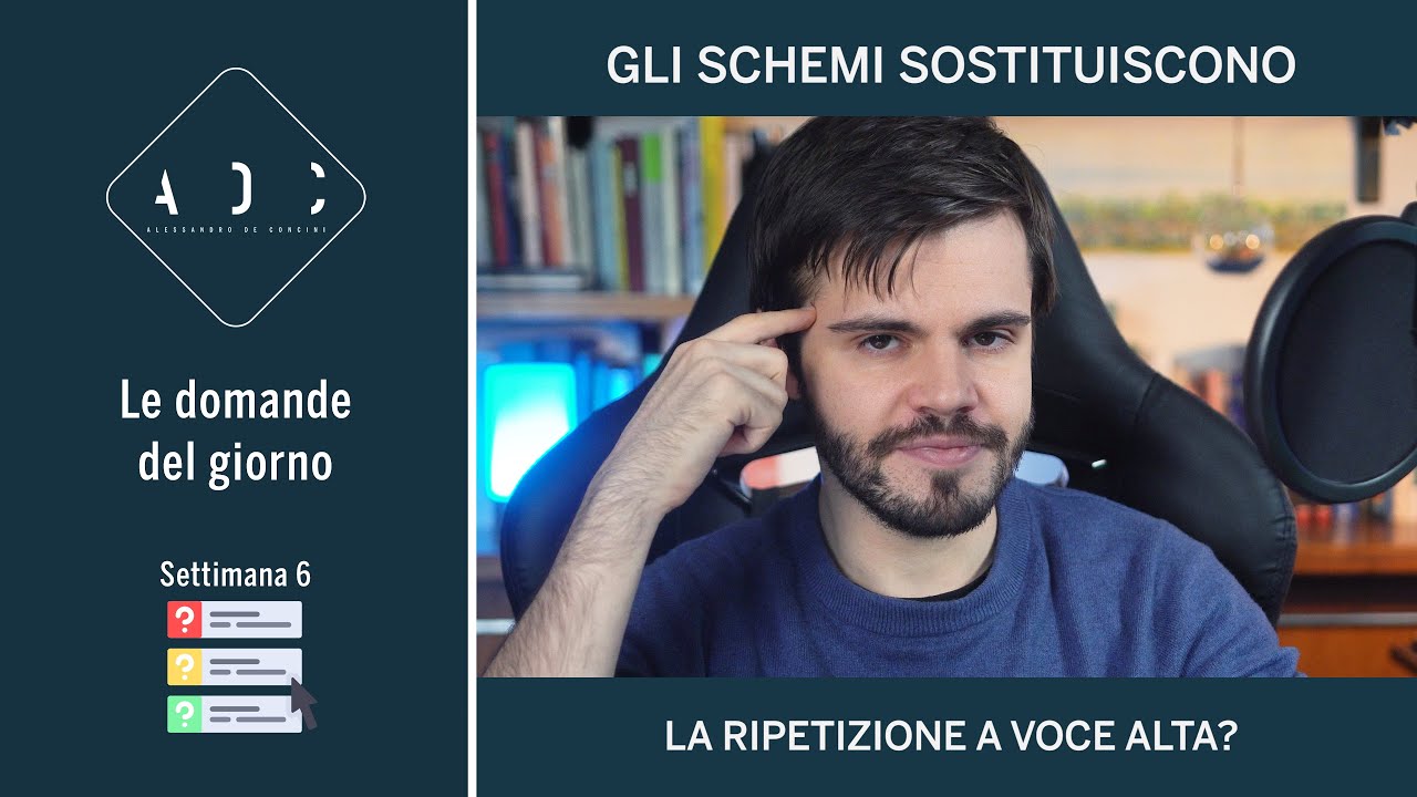 Gli SCHEMI sostituiscono la RIPETIZIONE?