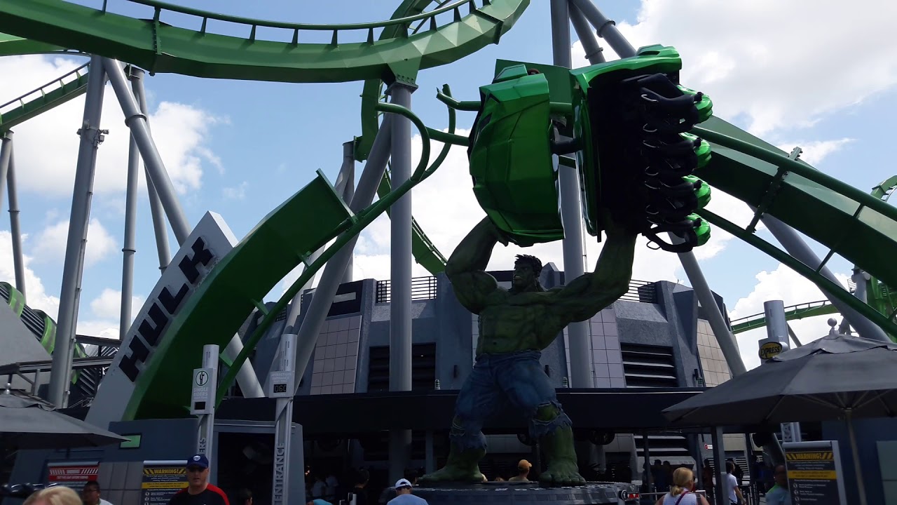 THE INCREDIBLE HULK COASTER 2019 (ENTRANCE) ORLANDO