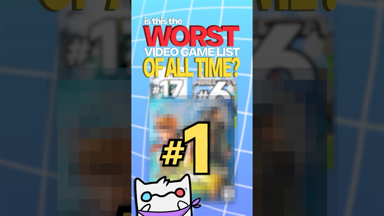 The WORST Video Game List of All Time