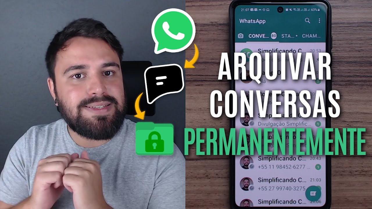 CONHEÇA A FUNÇÃO DO WHATSAPP QUE PERMITE ARQUIVAR CONVERSAS PERMANENTEMENTE