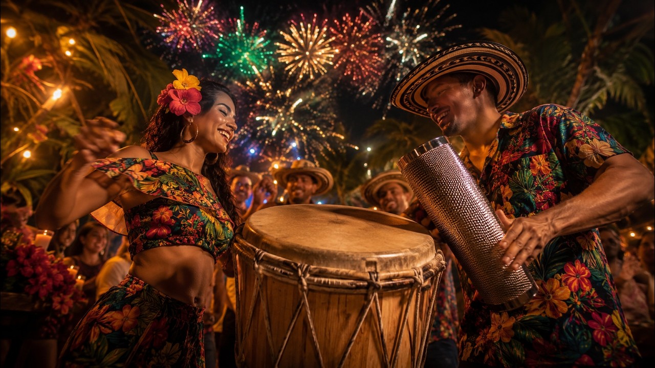 🎉 Cumbia de Año Nuevo – Cumbia Colombiana para Bailar y Celebrar 🥁 | Sonido Universal AI