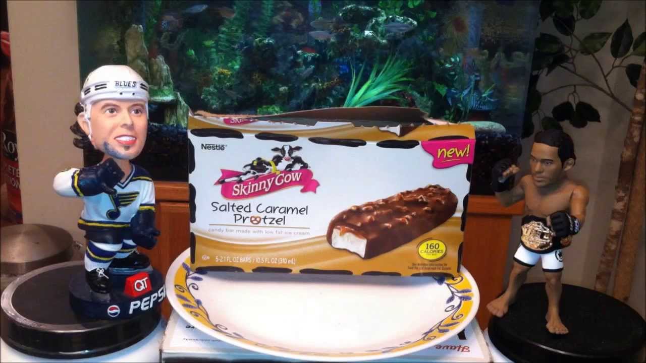 Nestle Skinny Cow Salted Caramel Pretzel Ice Cream Bar Review