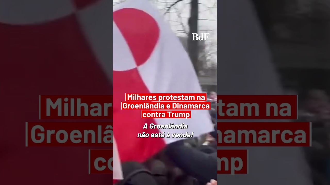 Milhares protestam na Dinamarca e na Groenl&acirc;ndia contra Trump: &lsquo;N&atilde;o estamos &agrave; venda&rsquo;