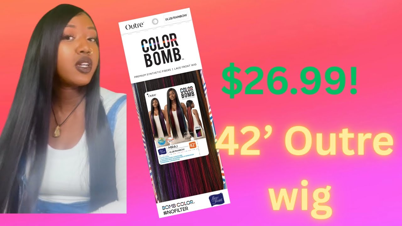 42 inches on a Budget: ft. Outre HD Lace Front Wig Color Bomb Miraj