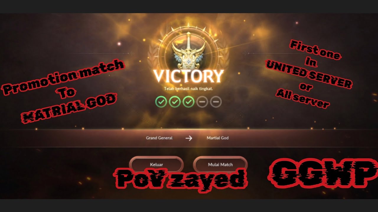 MGT - First One rank ⚔️MATRIAL GOD⚔️ in UNITED SERVER or ALL SERVER 🔥 - Black Desert Mobile [GGWP]