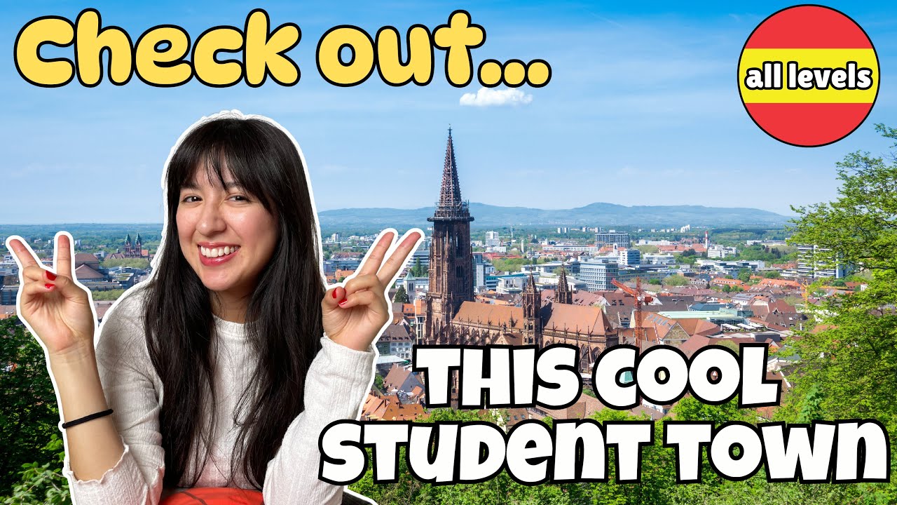 Explore a city while LEARNING SPANISH   - for ALL Levels + Fun and Easy City Walk!