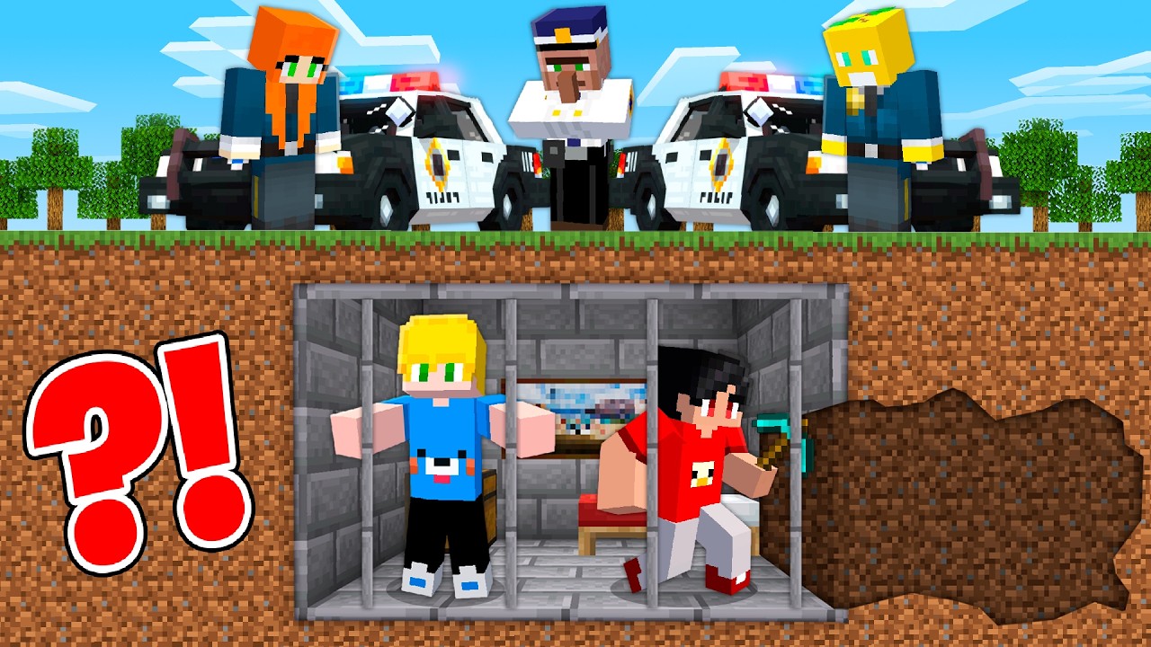 Fomos Presos na Prisão mais Segura do Minecraft!