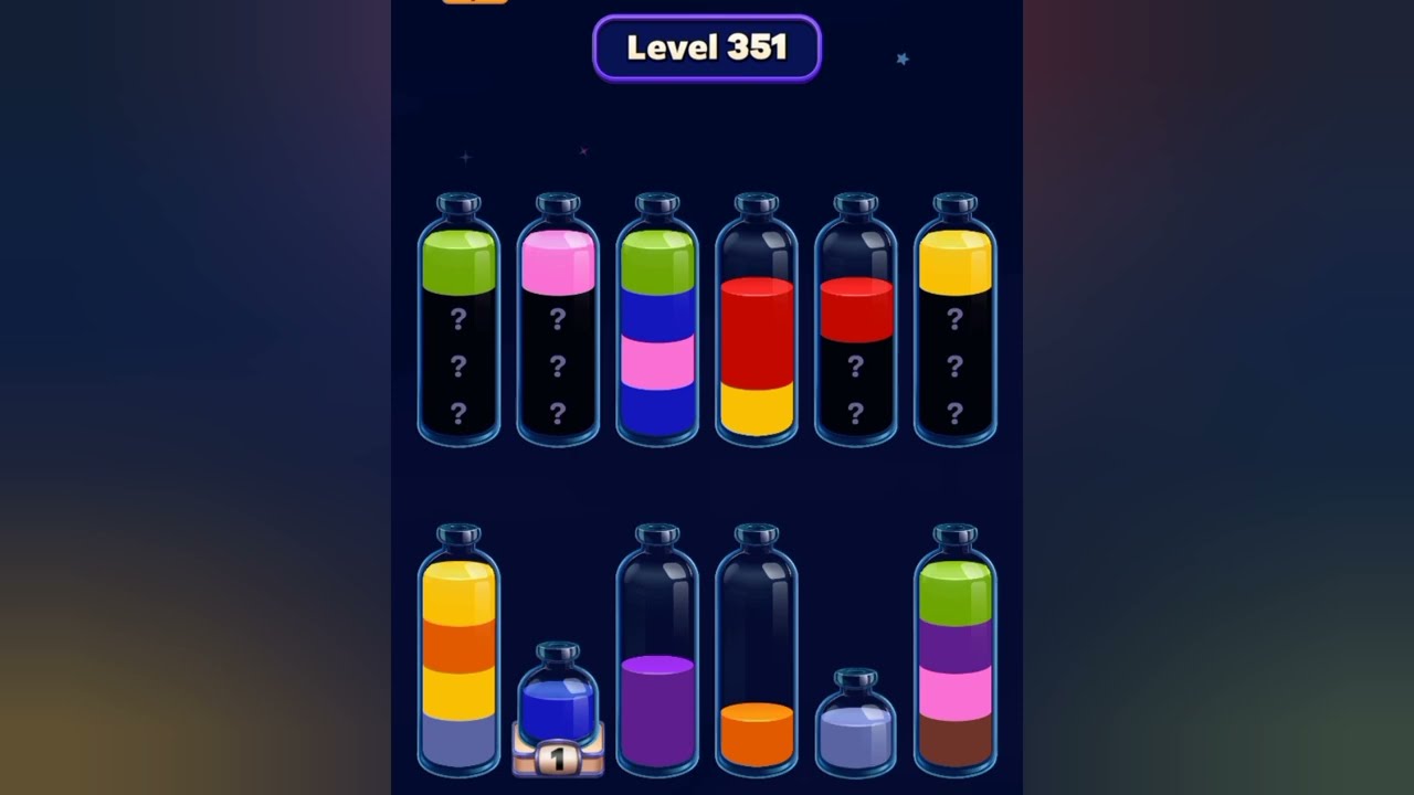 Magic Sort Levels 351–355 Walkthrough | Relaxing Color Sort Game