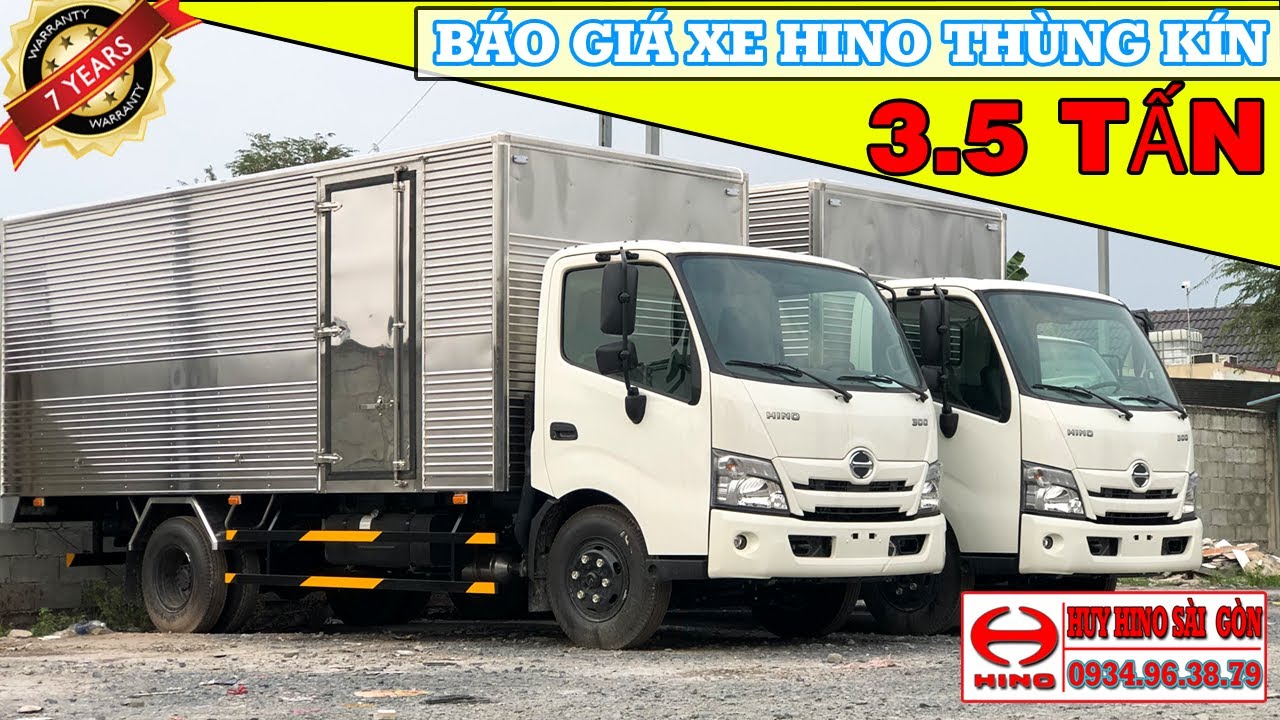 [Báo Giá]  Xe Hino 3.5 Tấn Thùng Kín | Bảng Giá Xe Hino 3.5 Tấn Nhập Khẩu Mới Nhất 2022