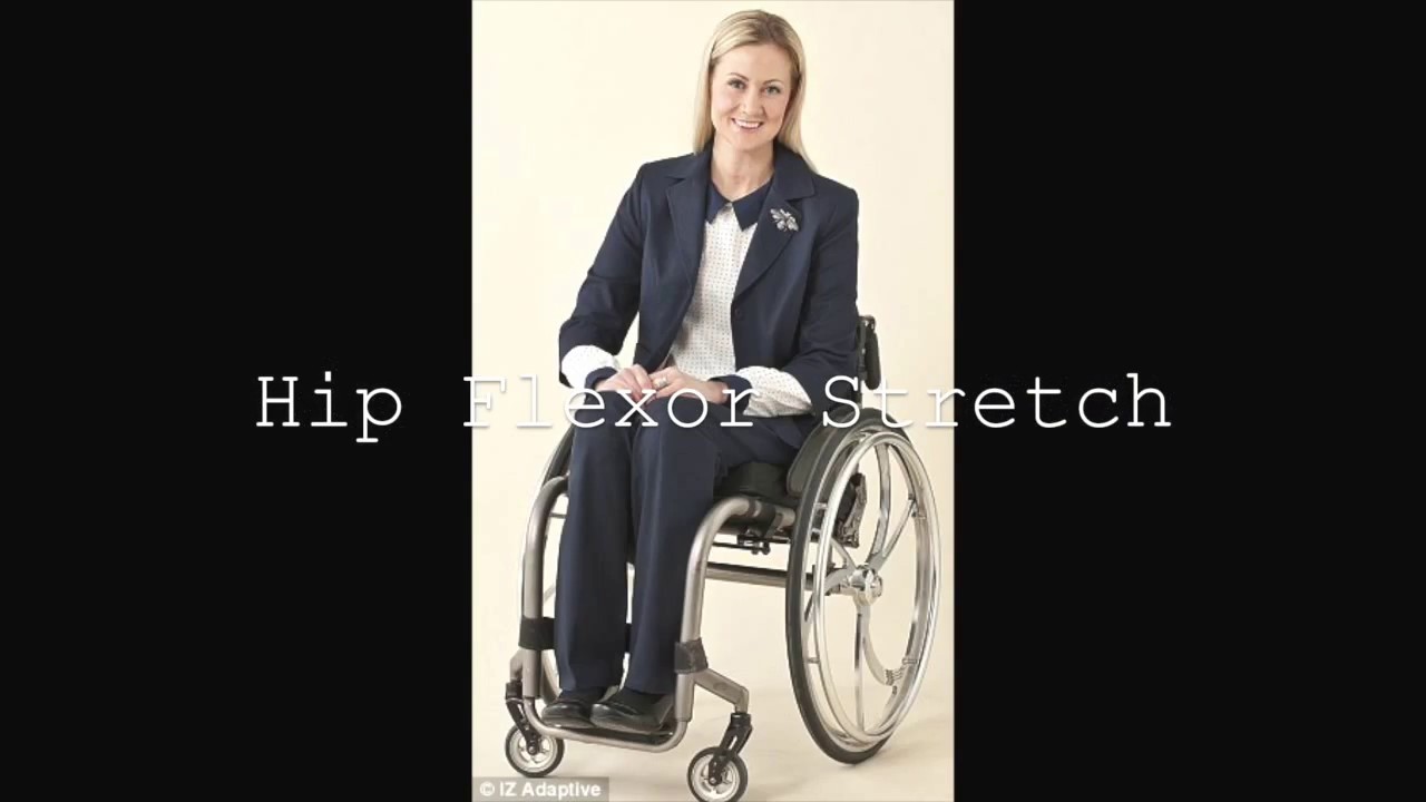 Hip Flexor Stretch for Wheelchair Users