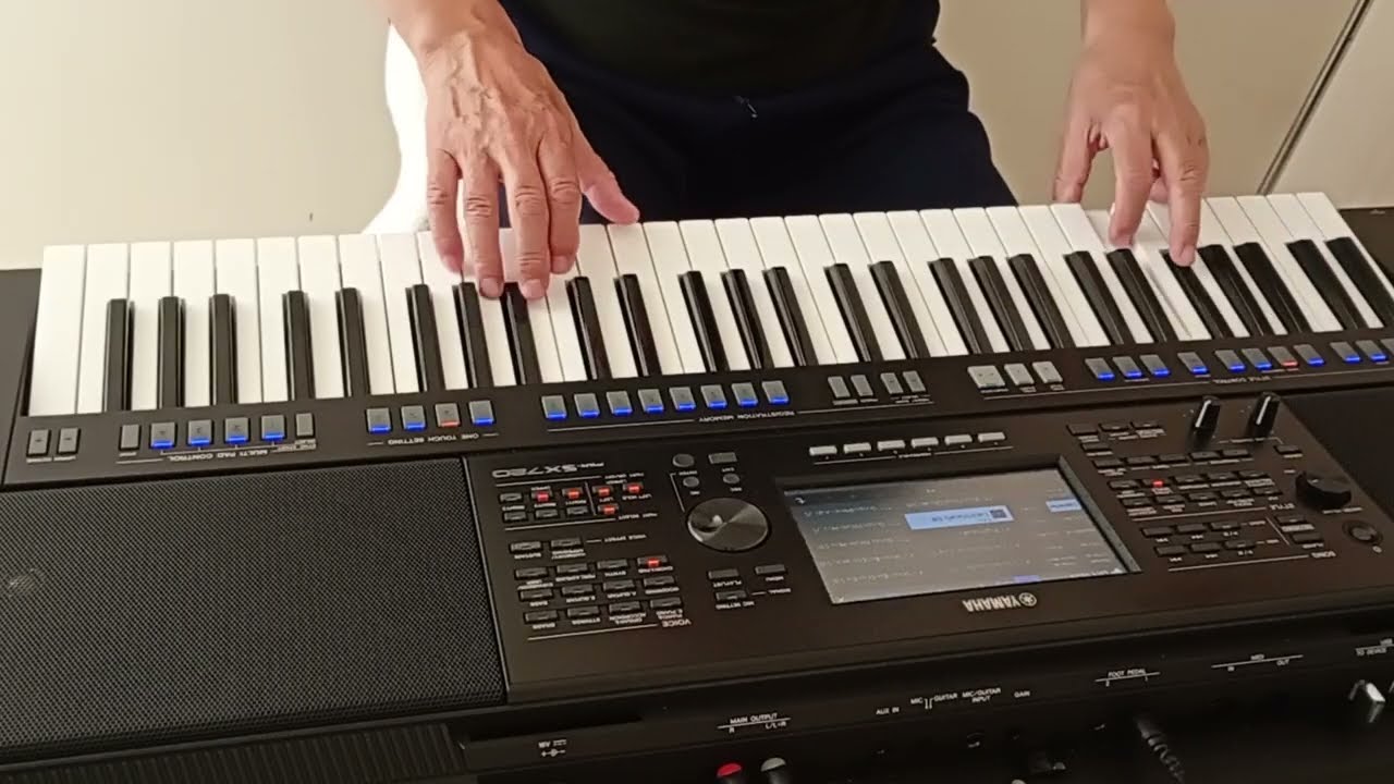 Yamaha PSR SX720 keyboard cha cha