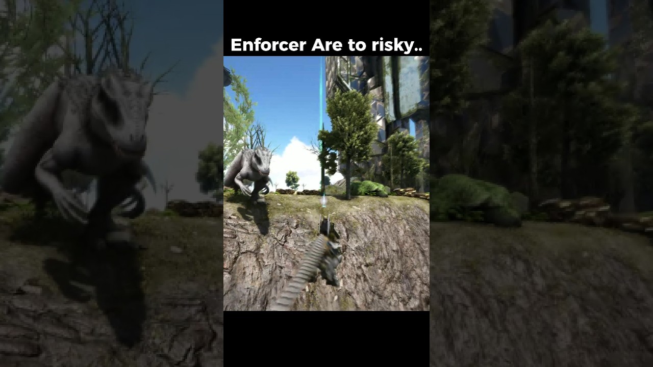 Ark Enforcer are to risky for this.. #ark #arksurvivalevolved #dinosaur #gaming #arksurvivalascended