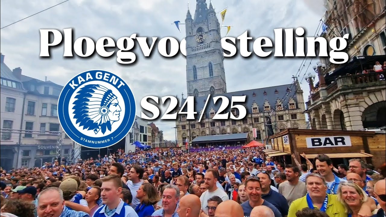 𝘽𝙪𝙛𝙛𝙖𝙡𝙤'𝙨 𝙅𝙤𝙪𝙧𝙣𝙚𝙮 𝙑𝙡𝙤𝙜: Ploegvoorstelling 24/25 KAA Gent op Gentse Feesten 💙🤍