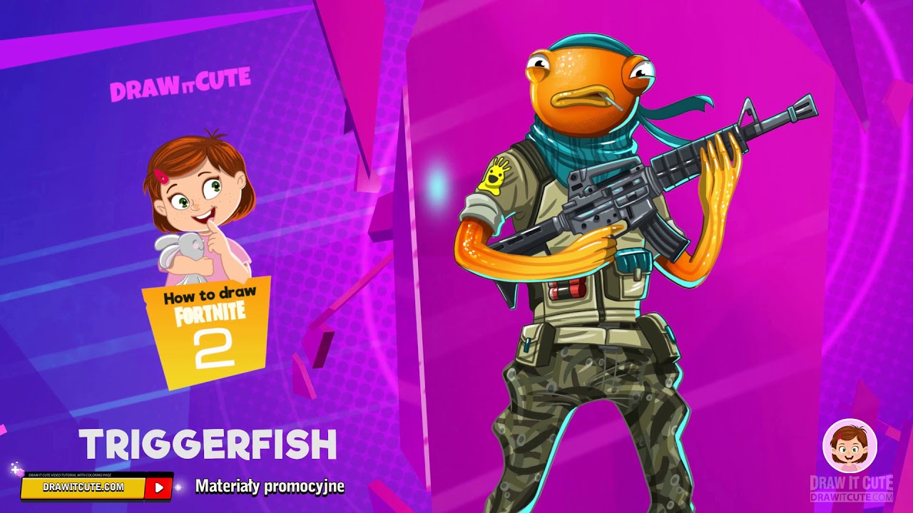 Triggerfish skin | Animacja promująca nowy poradnik drawitcute