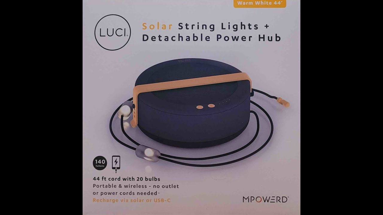 LUCI STRING LIGHTS (SOLAR)