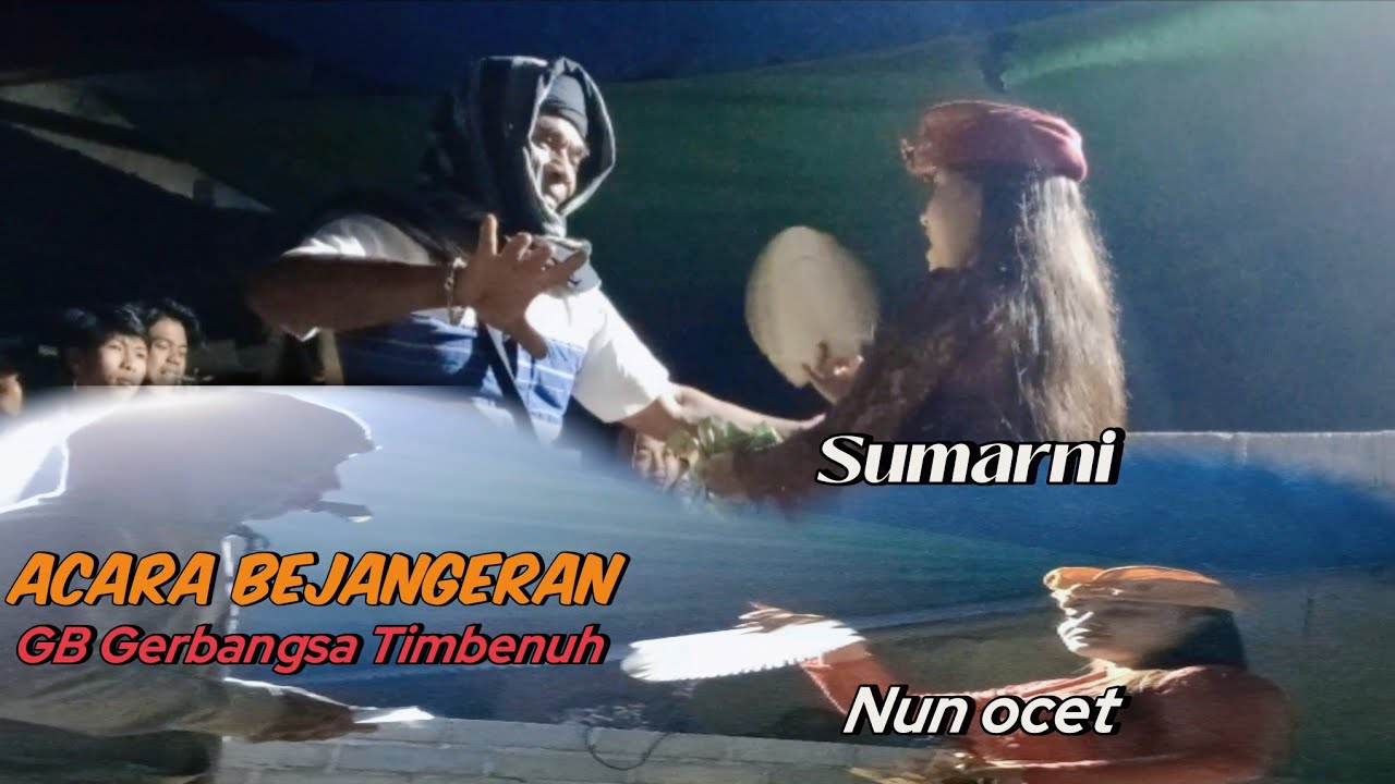 Aksi dua Raja Sawer bersama Jangger Mahnun ocet & Sumarni Gendang belek Gerbangsa timbenuh