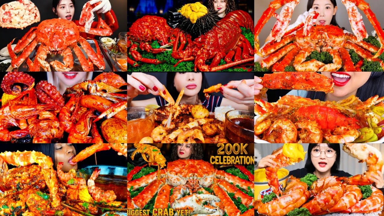 CREAMY, SAVORY, AND SPICY SEAFOOD BOILED MUKBANG COMPILATION 💯 DELICIOUS SATISFYING SEAFOOD BOIL 