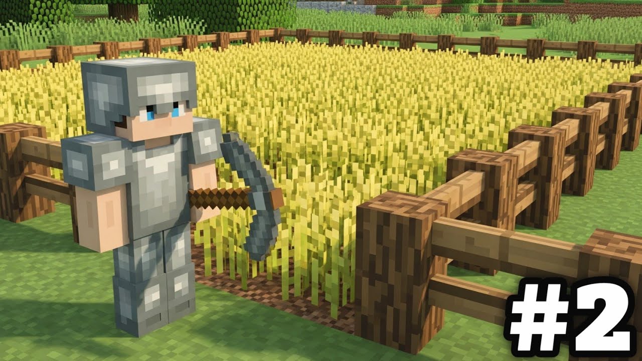 I Made Food Farm in Jhunki Empire | Minecraft Survival Video - 2 #minecraft #minecraftsurvival