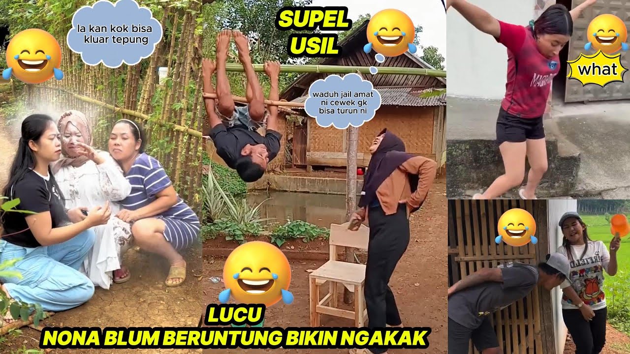 LUCU NONA BLUM BERUNTUNG BIKIN BASAH !! DRAMA LUCU BIKIN NGAKAK