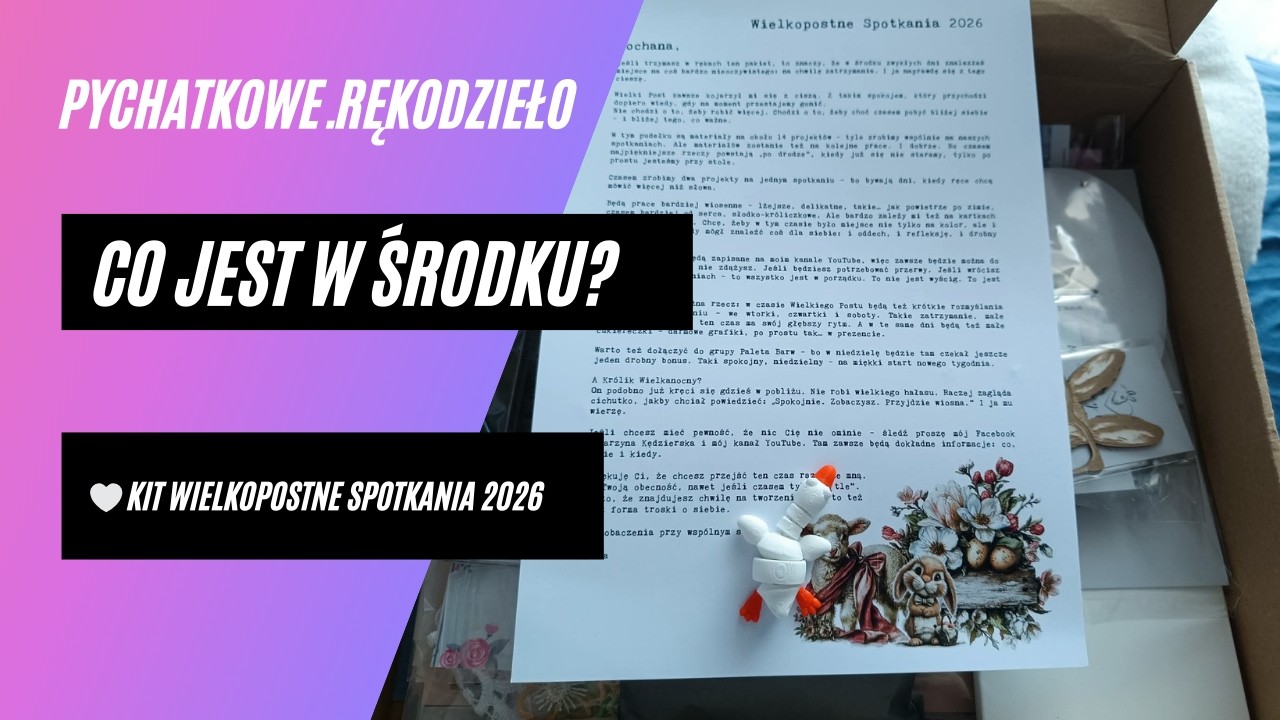 Co jest w środku? 🤍 Kit Wielkopostne Spotkania 2026 | @magisart  Unboxing