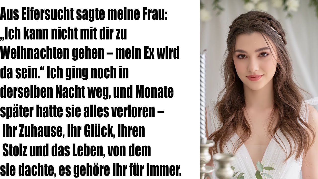 „Eifersucht pur: Meine Frau will nicht zum Weihnachtsfest – ihr Ex kommt! #Betrug“
