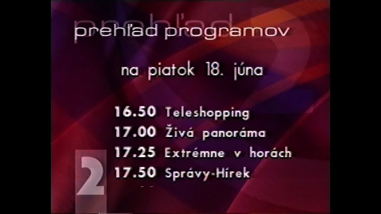 záver vysielania - 17.jún 1999 (STV2)