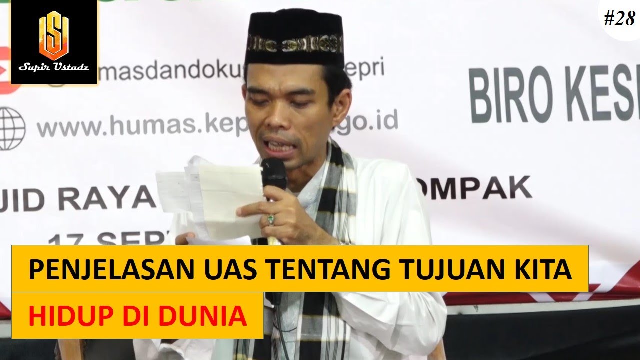 TANYA JAWAB UAS | TUJUAN HIDUP DI DUNIA INI HARUSNYA SEPERTI APA ?? UNTUK APA KITA HIDUP DI DUNIA ?!