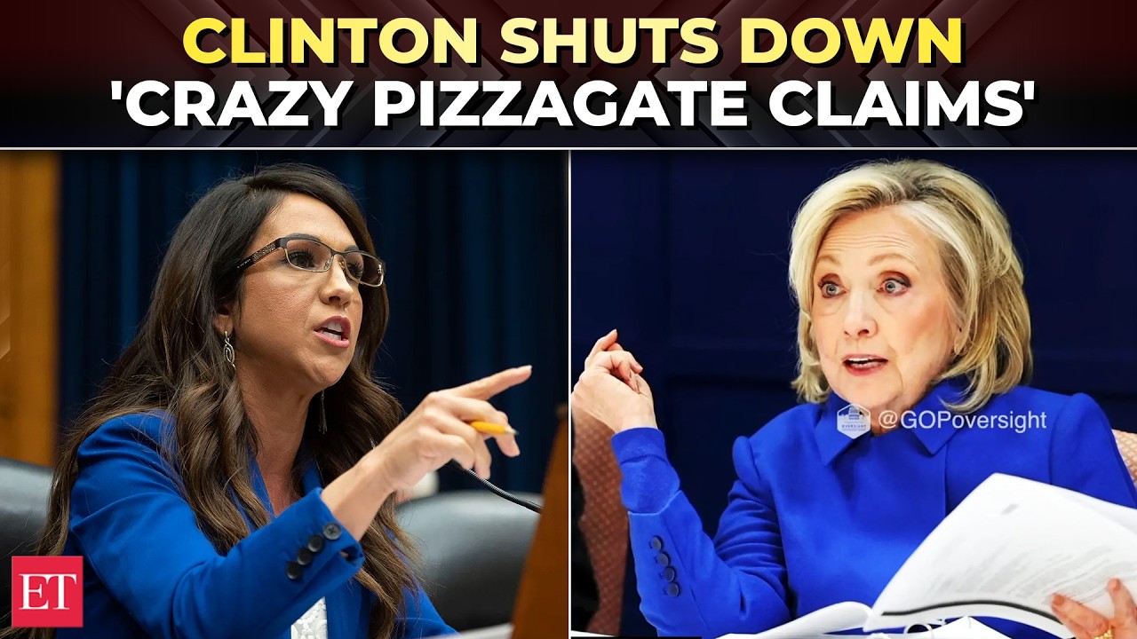 'Pizzagate was made up!': Hillary Clinton blasts 'wild conspiracy' claims at Epstein probe hearing