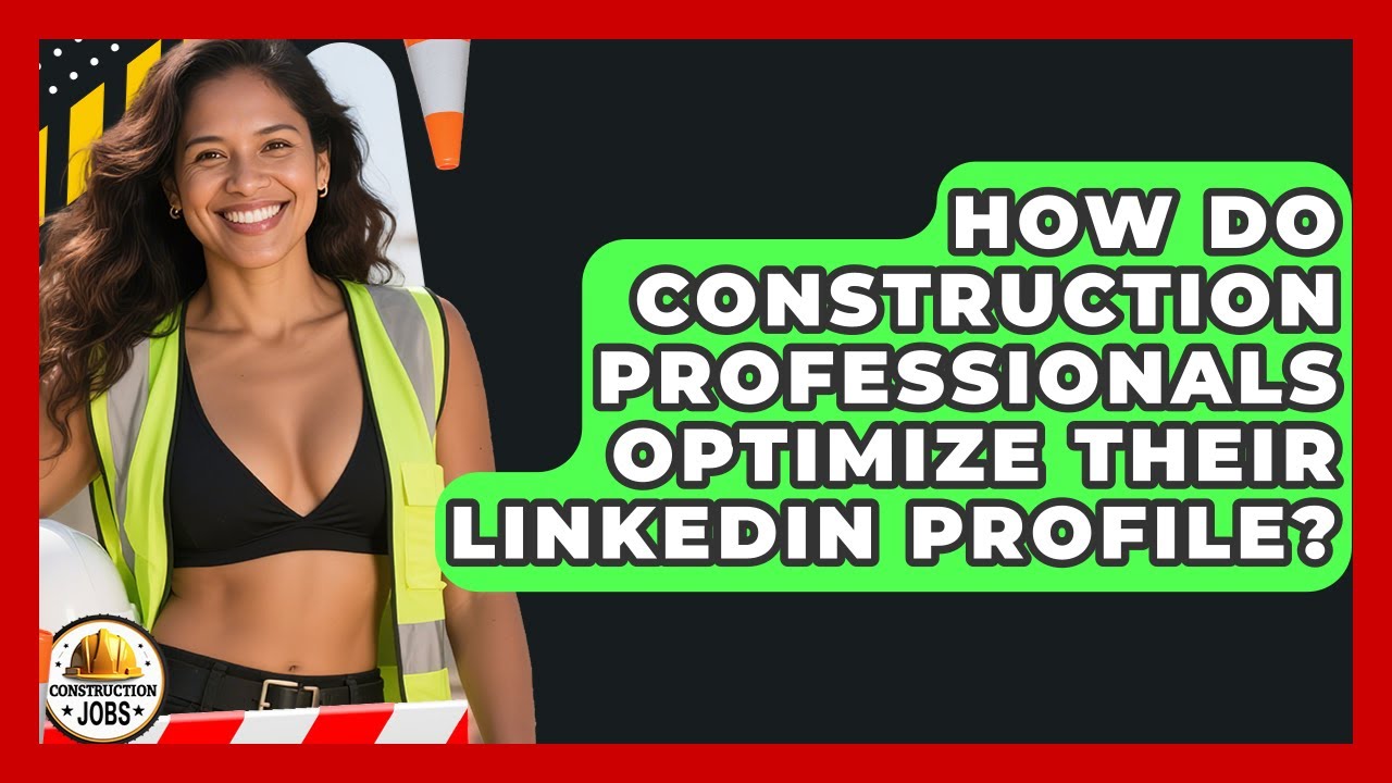 How Do Construction Professionals Optimize Their LinkedIn Profile? - Construction Jobs