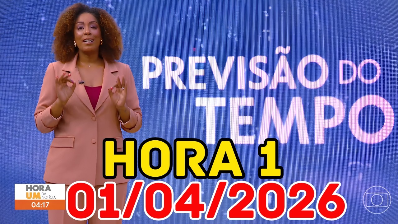 VENTO FORTE E GRANIZO: O alerta para 8 capitais do Brasil | Previs&atilde;o do Tempo Hora 1 01/04