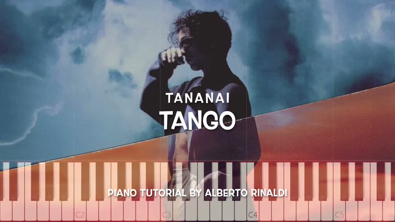 Tananai - Tango (Piano tutorial with Synthesia)